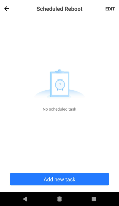 add new timer to reboot cloud phone